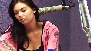 Tera Patrick Gives A Radio Interview In Honolulu