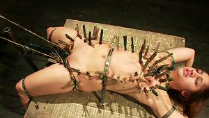 Brunette And  Girls Get Toyed And Tortured In Domination Clip