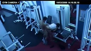 A Horny  Tries New Fitness Equipment In The Gym
