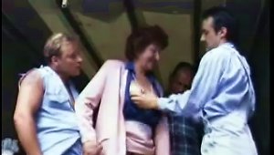 Sex Addicted Mature Woman Gets Banged By Three Guys