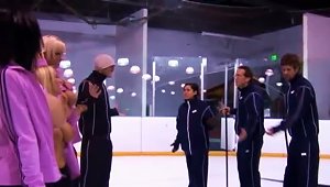 Busty Curling Players Fuck Their Coach In A Foursome After A Major