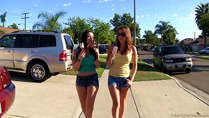 A Pair Of Hotties Lick Some Ice Cream Then Lick Some Pussy