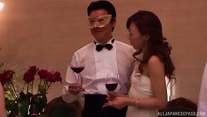 An Elegant Cocktail Part Turns Into A Sexy Japanese Orgy